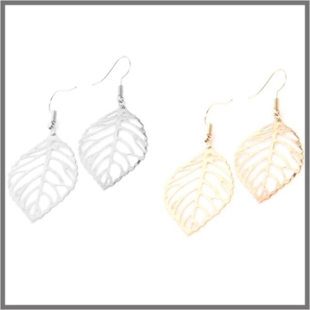 ๐3 for $15 Leaf Earrings - Picture 2 of 5